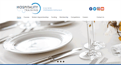 Desktop Screenshot of hospitality-training.org.uk
